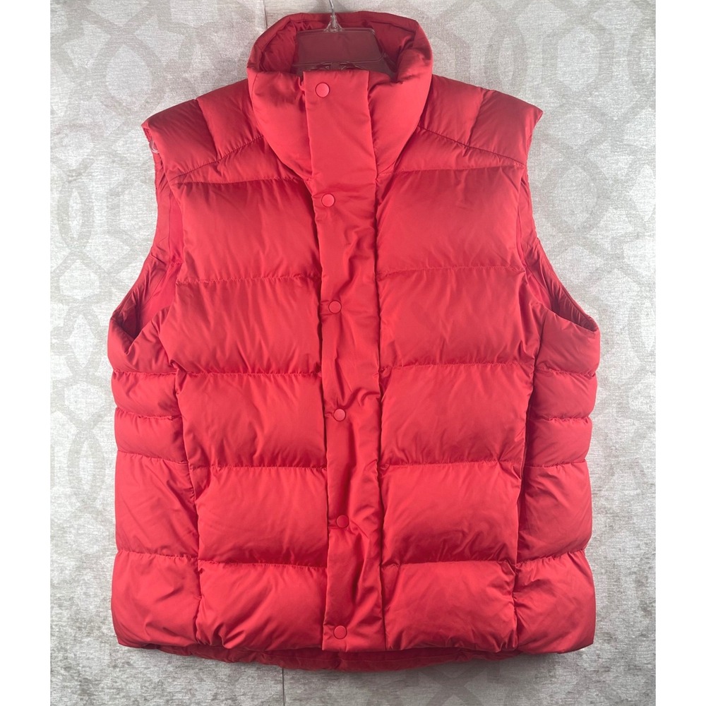Lululemon Wunder Puff Down Vest Men Small Red Puffer Insulated Winter Gorpcore